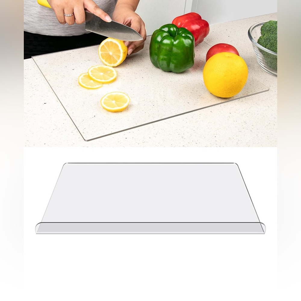 New! Unused! Acrylic Cutting Board for Kitchen Counter - Clear Cutting Board fo